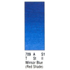 Winsor＆Newton プロフェッショナル ウォーターカラー ハーフパン 709 ウィンザーブルー レッドシェード