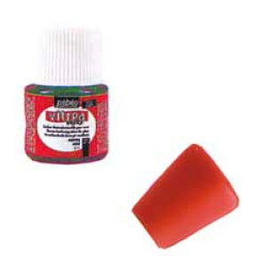 【最大29倍×お買い物マラソン SPU 要エントリー 10/24 20:00 〜 10/27 9:59】 pebeo ヴィトレア160 ガラス用水性アクリル絵具 45ml ボトル グロス色 No.04 ピメントレッド