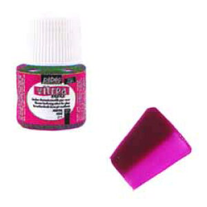 【最大29倍×お買い物マラソン SPU 要エントリー 10/24 20:00 〜 10/27 9:59】 pebeo ヴィトレア160 ガラス用水性アクリル絵具 45ml ボトル グロス色 No.06 ベンガルピンク