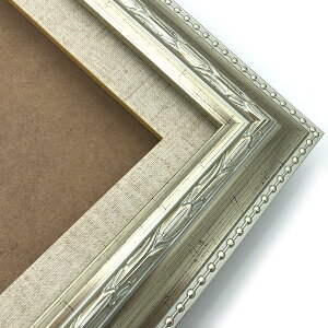 額縁 油彩額 スパダ シルバー F10 (530×455) アクリルカバー付き