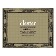 clester クレスター 水彩紙 コットン・パルプ 210g/m2 中目 ブロック F6 (410×318mm) 24枚とじ CB-F6