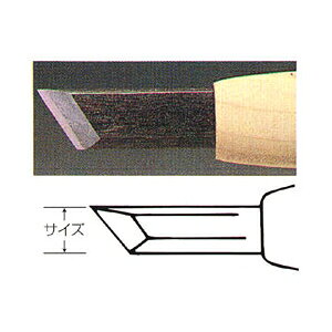 【最大29倍×お買い物マラソン SPU 要エントリー 10/24 20:00 〜 10/27 9:59】 彫刻刀 安来鋼 21mm キワ型 (左)