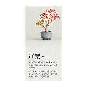 ˂Ė~̓Lbg lWbe BONSAI Beaded BONSAI gt Maple C[r[Y r[YLbg |Lbg