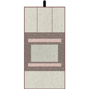 掛軸たとう はがき用 (横) 茶