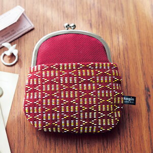 津軽 こぎん刺し 模様手作りキット がま口財布