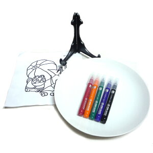 オーブンマーカー らくやきマーカー 絵付け皿セット