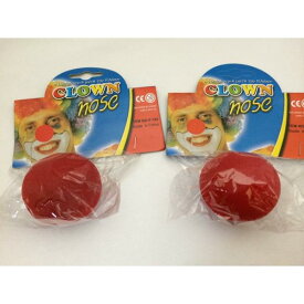 トナカイ ピエロ 赤鼻 2個セット コスチューム用小物 男女共用 コスプレ用