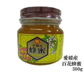 生はちみつ 非加熱 純粋百花蜂蜜300g【送料無料 はちみつ】【宇和養蜂】【愛媛産】【国産】