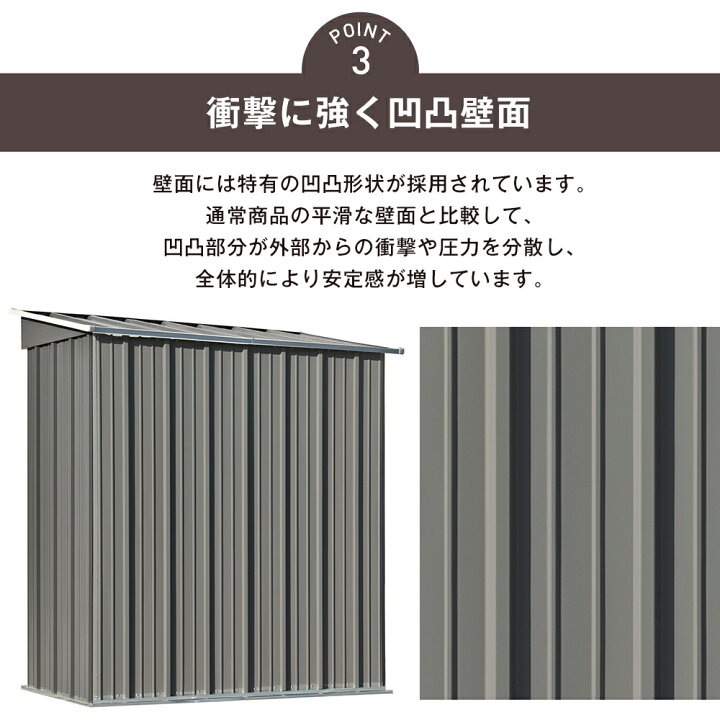 楽天市場】20時から☆全品P5倍+限定クーポン!【2タイプ】物置 屋外