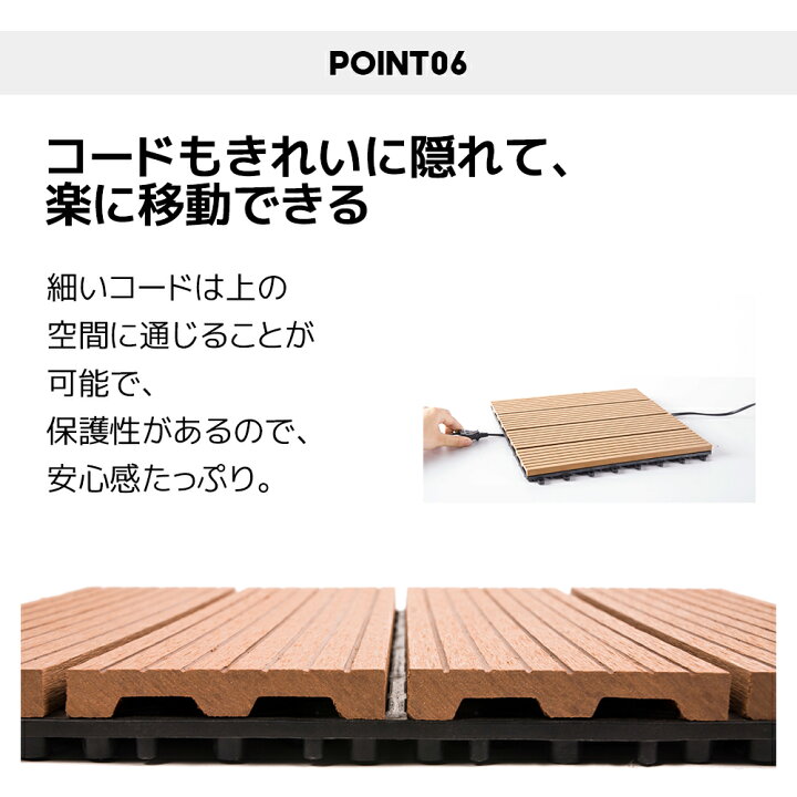 楽天市場 ウッドデッキ 人工木 樹脂 81枚 Diy ジョイント式 30 30cm ウッドパネル ウッドタイル ベランダ 組立簡単 キット ガーデン 庭 玄関 クステリア 縁台 人工木 ウッドデッキ アウトドア ユメカ インテリア Yumeka