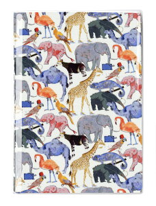 手帳カバー リバティ a5 b6 【クリアカバー】ユメキロック 花柄 アニマル柄 おしゃれ クリア 生地 動物 シック 大人っぽい シンプル 大人 かわいい 花カバー 春カバー