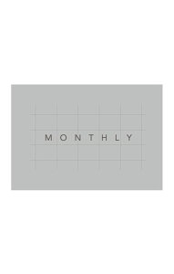 TETEFU マンスリー リフィル 2026 1月始まり 4月始まり 【単品】 折りたためる手帳