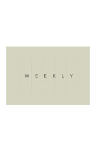 TETEFU ウィークリー リフィル 2026 1月始まり 4月始まり 【単品】 折りたためる手帳