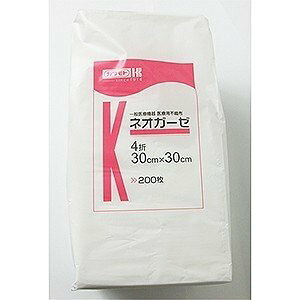 《カワモト》 ネオガーゼC 25cm×25cm 4折 200枚 (医療機器 医療用不織布)