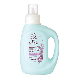 《サラヤ》 アラウ. 洗たく用せっけん ゼラニウム 1.2L