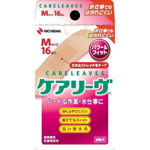 《ニチバン》 ケアリーヴ パワー&フィット Mサイズ CLP16M 16枚入