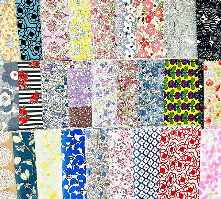 楽天市場】国産 パッチワーク用 はぎれセット 10×10cm カットクロス 20  