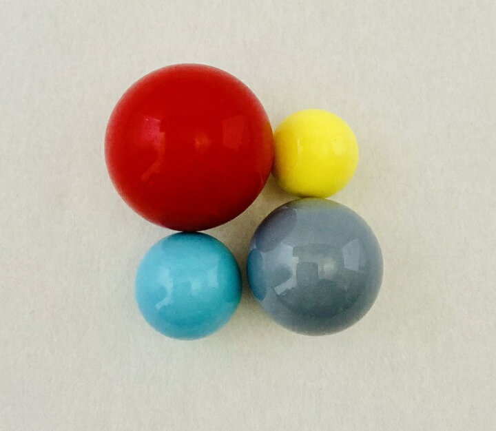 楽天市場 特大玉 がま口 着せ替え玉 2 5ｃｍ玉 25ｍｍ プラスチック 玉付き口金用 付け替え玉 2個入 片穴 あめ玉 がまぐち ガマグチ ハンドメイド がま口の夢モール