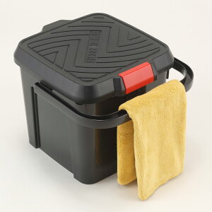 【24日20時〜10%オフクーポン配布】洗車 バケツ かしこいバケツ17L ブラック イノマタ化学 洗車 掃除 バケツ バスケット 柔らかい 漬け置き 掃除 清掃 日本製 スリム 洗濯 洗濯物 ランドリー