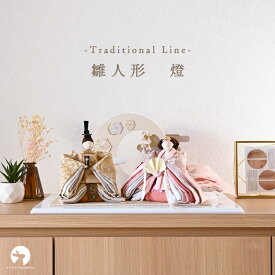 雛人形 コンパクト おしゃれ かわいい ケース飾り ニュアンスカラー くすみカラー パステルカラー 西陣織 今どき モダン インテリアに馴染む 上品 初節句 日本製 京都で手づくり 5点セット アクリルケース付き お雛様 ひな人形 親王飾り 燈 夢み屋