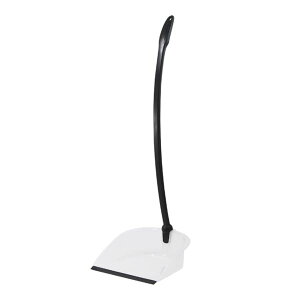 日本クリンテック Ka:z clean ダストパンロング ブラック 黒 埃を一掃するパワフルな塵取り スタイリッシュなブラックカラーで清潔な空間を演出 手軽に使える便利さと腰を痛めずに掃除がで