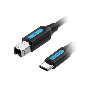 y5{Zbgz VENTION USB 2.0 C Male to B Male 2AP[u z 1.5m ubN CQ-8319X5  iUSB 2.0 CXBXւ2AP[u5{Zbg 1.5m̃ubNJ[ŁA[̐\Ƒϋv