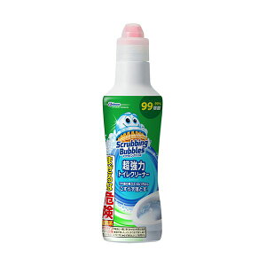 (まとめ)ジョンソン スクラビングバブル超強力トイレクリーナー 400g 1セット(12本)【×3セット】 簡単に汚れを落とす トイレブラシ不要の驚異的な力 驚愕のスクラビングバブルトイレクリ