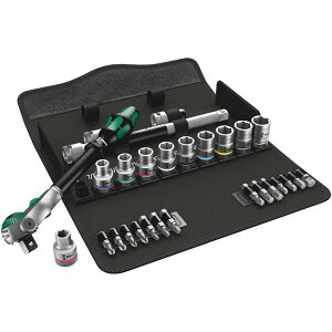 WERA ���F�� �����p1/2DR 28�_�g ZYKLOP �\�P�b�g�����` �Z�b�g 004079 �H�� �c�[�� DIY ��ƍH�� ���� �����` �v�V�I�ȃf�U�C���̃\�P�b�g�����`�Z�b�g�A1/2DR�����p28�_�g ZYKLOP�e�N�m���W�[�𓋍ڂ�