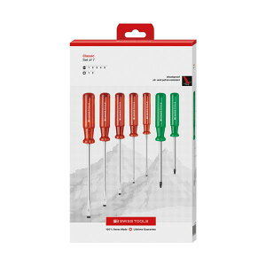 PB SWISS TOOLS ピービースイスツール イス バーチェア 椅子 カウンターチェア ズ 7本組 クラシックハンドル ドライバーセット(マイナス・ポジドライブ) ペーパボックス入 250.PC パソコン BB プ