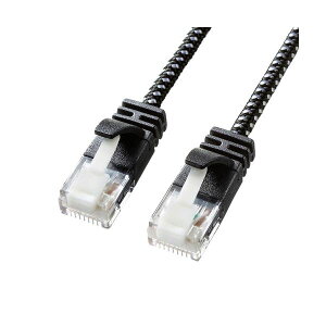 �y5�Z�b�g�z �ߐ܂�h�~�J�e�S��6A�׌a���b�V��LAN�P�[�u�� �z�� 5m �u���b�N���z���C�g KB-T6AME-05BKWX5 �� �� ���Ŏg���₷���׌a���b�V���̗p�̃R�l�N�^ �ߐ܂��h�~����J�e�S��6A