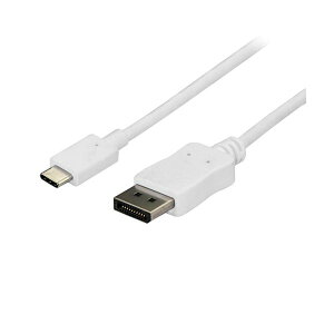 StarTech.com USB TypeC-DisplayPort ϊfBXvCA_v^P[u z 1.8m 4K^60HzzCg CDP2DPMM6W 1{  4K𑜓x̉fy߂USB TypeC-DisplayPortϊP[u 1.8m̒ŉKȐڑ