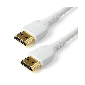 StarTech.com v~AnCXs[hHDMIP[u z 1m zCg C[TlbgΉ 4K^60Hz HDMI 2.0RHDMM1MPW 1{  4K掿ōʐM\ȃzCgJ[1[gHDMIP[u C[Tlbg