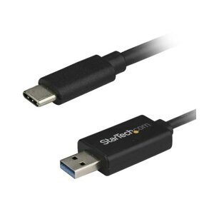 StarTech.com f[^NP[u z 2m USB C-USB A ubN USBC3LINK 1{  USB CUSB Aւ̍f[^]P[u 2m̃ubNJ[ŃX^CbVȃfUC USB Type-C@USB Type-A@