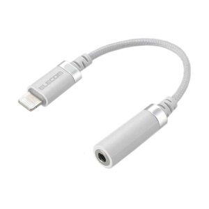 Lightning-3.5mm�X�e���I�~�j�W���b�N�ϊ��P�[�u�� �z�� �i���ϋv�j �z���C�g 0.1m RoHS�w�ߏ����i10�����jMPA-L35S01WH 1�{ �� ���i����Lightning�[�q����3.5mm�X�e���I�~�j�W���b�N�ւ̕ϊ��P�[�u���A��