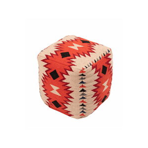 キリム スツール イス バーチェア 椅子 カウンターチェア C 約幅30cm コットン 発泡ビーズ オットマン 足置き リビング インテリア家具 リビング家具 インテリア雑貨 広々とした空間を演出す