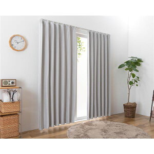 �Ռ��J�[�e�� ��100cm×��255cm 2�� ���n �O���[ 2���Ռ� �􂦂� �E�H�b�V���u�� ���{�� ���Y �^�b�Z���t�� �`��L�� �h���J�[�e�� ���r���O �i�������Ռ��J�[�e�� ��100cm×��255cm��2���Z�b�g �O��