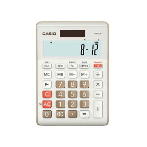 CASIO �]��v�Z�d�� �x�[�W�� MP-12R-BE-N �]����v�Z����̂ɍœK�ȃx�[�W���F�̓d�� �g���₷���ƃf�U�C���������˔�����MP-12R-BE-N