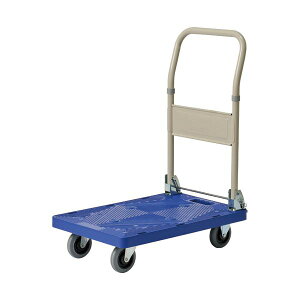 TANOSEE自立式静運樹脂台車 120kg荷重 1台 自立可能な静音設計の樹脂製荷台車、最大120kgの荷重を支える頼れる1台