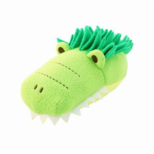 (まとめ)かみかみあにまる わに【×2セット】 (犬用玩具) ふわふわ 柔らか の動物が楽しいおやつ探しをサポート 手軽なノーズワークで愛犬のかみかみタイムを盛り上げるわに玩具【×2セ