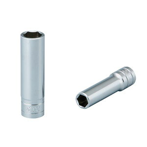 KTC ���s�@�B�H�� 9.5SQ �f�B�[�v�\�P�b�g 6�p 22mm B3L-22 9.5mm�̎l�p�����ɂ҂�����t�B�b�g����22mm�̐[���\�P�b�g �͋����A�m���Ƀ{���g����߂邱�Ƃ��ł���֗��ȍH��ł� �͋�����Ƃɂ���