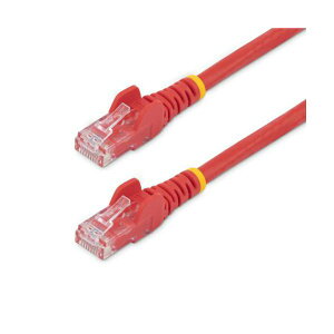 �i�܂Ƃ߁j StarTech.com �J�e�S��6 LAN�P�[�u�� �z�� RJ45���[���h�R�l�N�^ 0.5m ���b�h N6PATC50CMRD1�{ �y×5�Z�b�g�z �� �����ʐM�ɍœK �J�e�S��6�K�i��LAN�P�[�u���Ńl�b�g���[�N���������悤 �ԐF