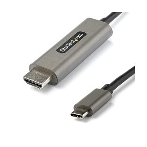 StarTech.com USB TypeC-HDMI ϊP[u z 2m 4K^60Hz Xy[XO[ CDP2HDMM2MH1{ 4K𑜓xō掿ȉfy߂USB TypeC-HDMIϊP[u Xy[XO[2mŁA60Hz̊炩ȉfy