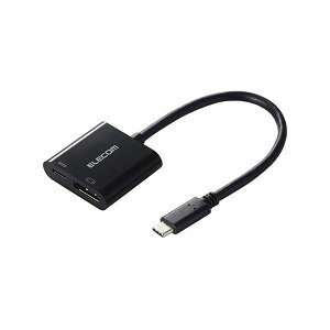 USB Type-C(TM) - DisplayPort(TM)ϊA_v^[ USB PD ubN AD-CDPPDBK2  USB Type-C[qDisplayPort[qɕϊA_v^[ USB Power DeliveryɑΉAfBXvCvWFN^[Ƃ̐ڑX[