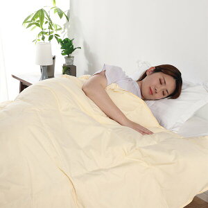 ミライクルダウン85% 羽毛肌掛け布団 シングル(約150×210cm) アイボリー 乳白色 驚異の85%羽毛入りシングル布団、肌に優しいアイボリー色 暖かさと快適さを提供し、購入時に代金引換はご利