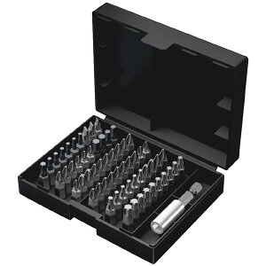 WERA ヴェラ 61点組 差込6.35mm ビットセーフセット ケース付 057127 工具 ツール DIY 作業工具 道具 61種類のビットがセットになった、6.35mm差込み用のツールセット 便利なケース付きで整理 収納