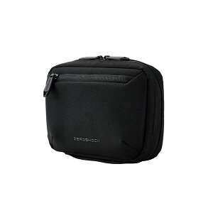 ガジェットポーチM 180度フルオープン 厚みを抑えたスリム設計 ブラック ZSB-GP01PMBK 黒 180度開閉可能なガジェットポーチM、スリムでコンパクトなデザインのブラックカラー 使いやすさとスタ