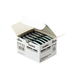 �J�V�I CASIO �l�[�������h NAME LAND �X�^���_�[�h�e�[�v 6mm×8m ��/������ XR-6WE-5P-E 1�p�b�N(5��) �v���t�F�b�V���i�����x�����[�J�[ �l�[�������h�p�J�[�g���b�W �N���G�C�e�B�u�e�[�v 6mm×8m �N
