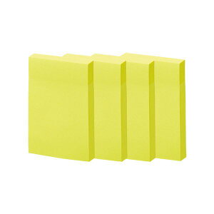 TANOSEE 強粘着ふせん75×50mm ビビッドカラー・イエロー 1セット(30冊:10冊×3パック) 黄 メッセージに最適なサイズ ビビッドなイエローで目を引く強粘着ふせん 30冊セットでたっぷり使える 黄