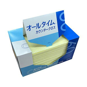 (まとめ) 東京メディカル カウンタークロス 厚口イエロー FT-305 1パック(60枚) 【×3セット】 黄 吸収力満点 厚手で頼もしい 東京メディカルのカウンタークロス、厚口イエロー 1パックに6