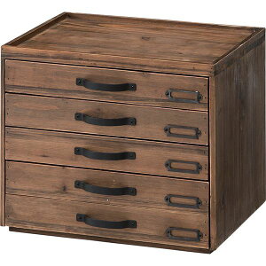 書類ケース 整理 収納 ケース 幅35cm 5段 木製 杉 Toreno トレノ ドキュメントチェスト タンス キャビネット 完成品 リビング ダイニング インテリア家具 木製の5段収納ボックス、広々とした35cm